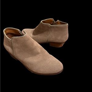 Tan Suede Ankle Boots